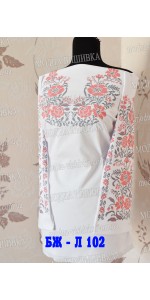 Заготовка під вишивку "Сорочка жіноча БЖ Л 102"