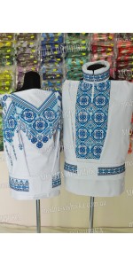 Заготовка з машинною вишивкою "Сорочка чоловіча СЧ 060-4"