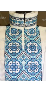 Заготовка з машинною вишивкою "Сорочка чоловіча СЧ 060-4"