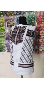 Заготовка з машинною вишивкою "Сорочка жіноча БЖ 086"