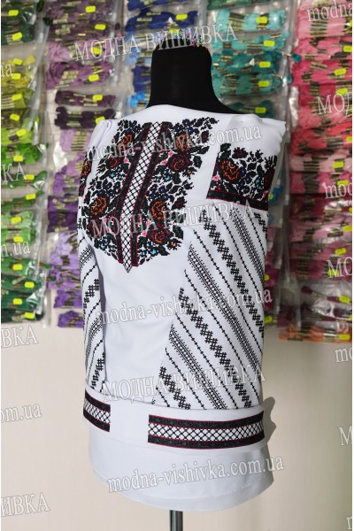 Заготовка з машинною вишивкою "Сорочка жіноча БЖ 086"