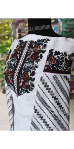 Заготовка з машинною вишивкою "Сорочка жіноча БЖ 086"