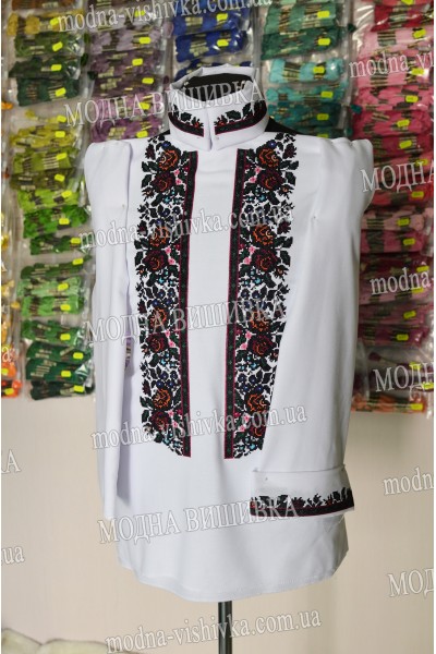 Заготовка з машинною вишивкою "Сорочка чоловіча СЧ 086"