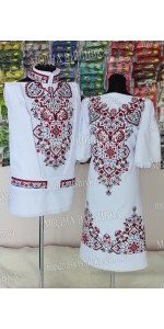 Заготовка з машинною вишивкою "Сорочка чоловіча СЧ 058 інд"