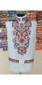 Заготовка з машинною вишивкою "Сорочка чоловіча СЧ 058 інд"