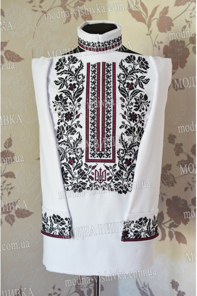 Заготовка з машинною вишивкою "Сорочка чоловіча СЧ 115"