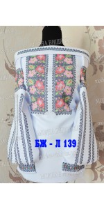Заготовка під вишивку "Сорочка жіноча БЖ Л 139" Заготовка під вишивку "Сорочка жіноча БЖ Л 139"