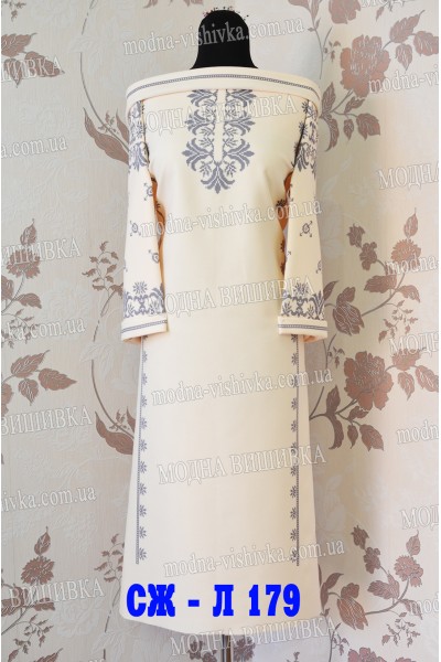 Заготовка під вишивку "Сукня жіноча СЖ Л 179"