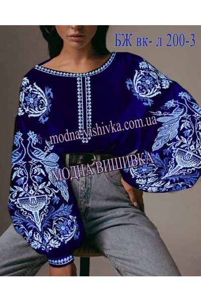Заготовка під вишивку "Сорочка жіноча БЖ вк Л 200-3"
