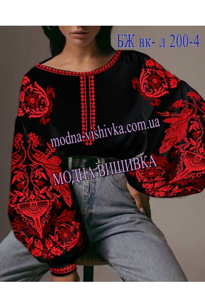 Заготовка під вишивку "Сорочка жіноча БЖ вк Л 200-4"